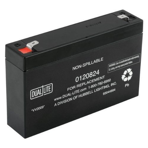 Dual-Lite Dual Lite 0120824 Approved 6-volt 7-7.2Ah 3.4-Amp for 90-Minute New