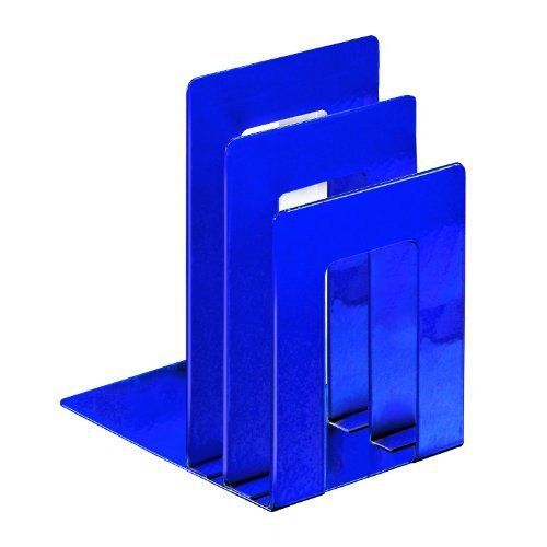 STEELMASTER Deluxe Bookend Sorter, 8.06 x 7 x 5 Inches, Blue (241873S08)
