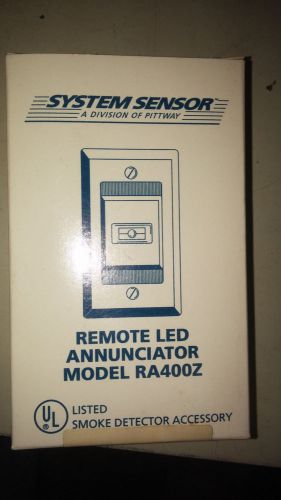 SYSTEM SENSOR RA400Z REMOTE LED ANNUNCIATOR LOT OF 11 PIECES SEE PICS #A67