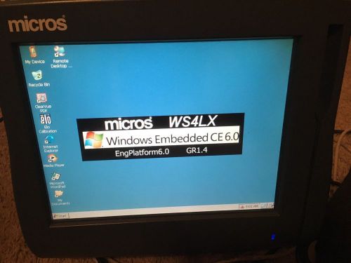 micros pos system (screen/receipt printer/cash box/all necessary cords)