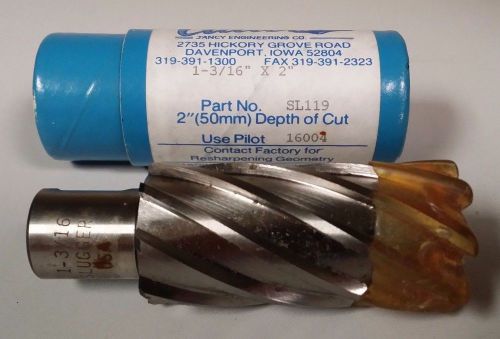Jancy SL119 1-3/16&#034; x 2&#034; Slugger Drill Press Cutter Bit New Unused
