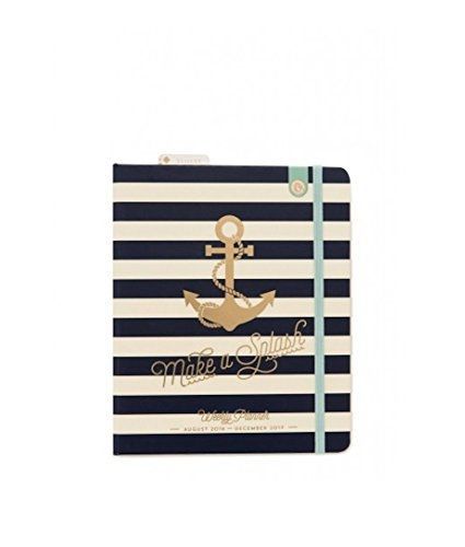 Spartina 449 2016/17 17-month mini weekly planner - make a splash anchor for sale