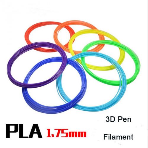 10m/roll colorful 1.75mm 3d print filament pla modeling  for 3d drawing printer for sale