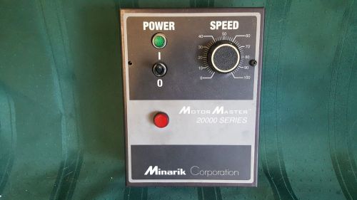 Used minarik motor master model mm23101c dc drive 20000 series for sale