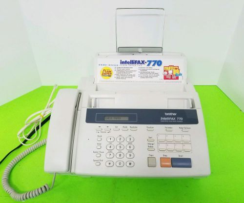 Brother Intellifax 770 Home/Office Fax Plain Paper Machine