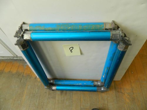 LOT #8  2-20x17 OUTER DIAMETER NEWMAN ROLLER FRAMES EXCELLENT CONDITION LOOK!