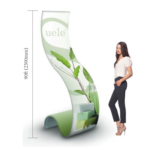 Pop Up Snake Fabric Tension Trade show Display stands TUBE SYSTEM