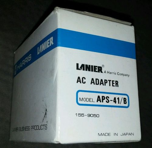 Lanier AC Power Adapter Supply APS-41/B NEW OLD STOCK IN ORIGINAL BOX.