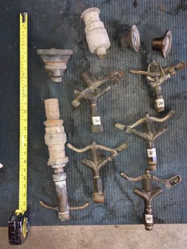 Vintage Agricultural Sprinkler Heads And Parts Lot