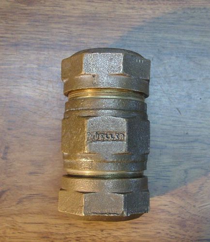 Mueller Heavy Duty Bronze/Brass Compression Union,2-1/2&#034; O.S. Diameter Threads