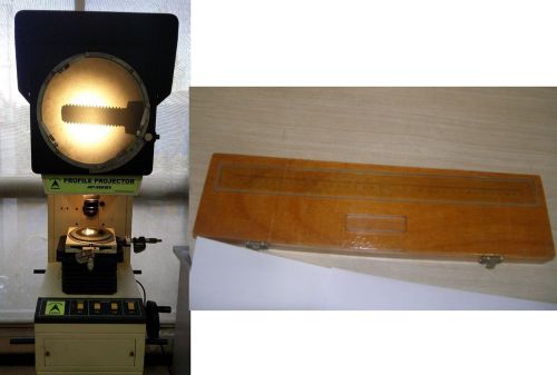 Profile projector optical comparator digital measuring with set of glass scales for sale