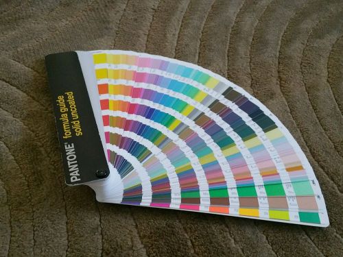 Pantone Formula Color Guide Solid Series Uncoated GG1202 -    NO RESERVE