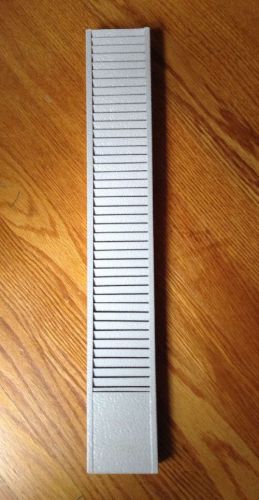 Business employee time card holder, wall mount, 40 slots, metal, buddy products for sale