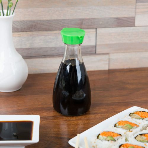 Town 19814 5 oz. Green Top Soy Sauce Bottle