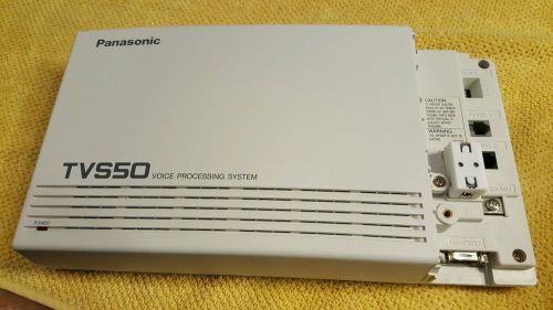 PANASONIC KX-TVS50 VOICE PROCESSING SYSTEM