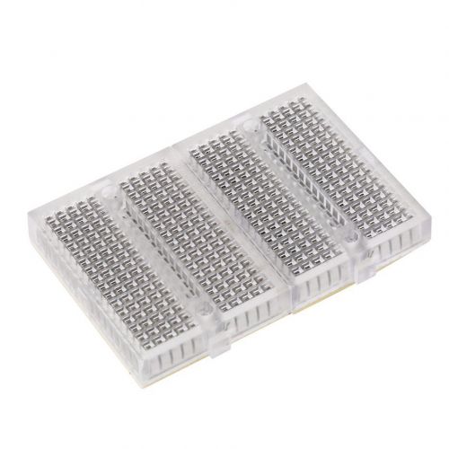 Transparent 170 point solderless pcb mini breadboard syb-170 adhesive back~fg for sale