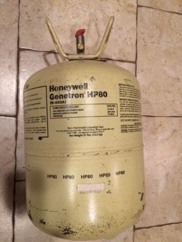 Hp80 r402a honeywell genetron refrigerant almost full for sale