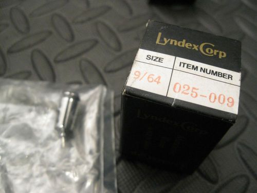 9/64&#034; TG25 Collet, Lyndex Corp 025-009