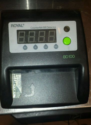 Royal BD100 Counterfeit Bill Detector Automatic Multi-Scan Verifies, Counts