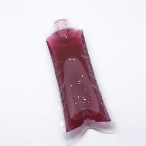 Transparent Plastic Spout Bag Jelly Vinegar Soy Sauce Wine Packaging Pouches
