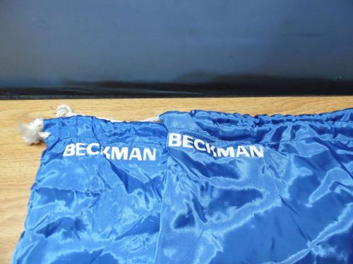 Beckman rotor storage cloth bags with pull string Lot of two