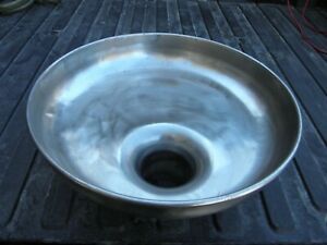 Stainless Steel Round Feed Pan for #12 Meat Grinders