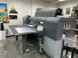 HP SCITEX FB500 FLATBED PRINTER FULLY FUNCTIONAL WITH OEM INKS AND REPLACEMENTS