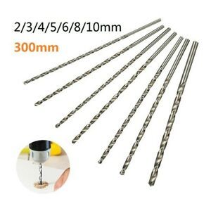 High Speed Steel Extension Drill Bit Plastic 2/3/4/5/6/8/10mm 300mm Compact
