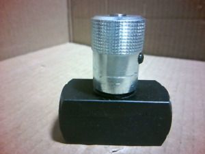 Parker 9N800S-V Steel Hydraulic Flow Control Needle Valve - New In Box