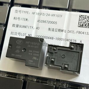 2Pcs HONGFA HF165FD-24-HY1STF 24VDC Power Relay 4Pins 30A 277VAC