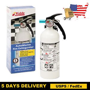 Kidde Marne Fire Extinguisher 5-B:C 3-lb Car Boat Home Office Free Shipping