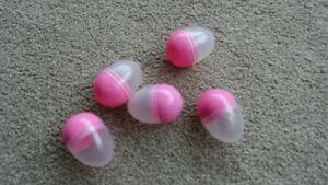 100 pcs empty 43mmx60mm Vending capsules egg shaped fill them yourself