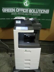LEXMARK XM7263 COPIER NETWORK PRINT SCAN DUPLEX COLLATOR with SERVICE WARRANTY