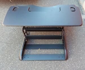 VariDesk Pro Plus 48 Black 48-Inch Height-Adjustable Standing Desk Workstation
