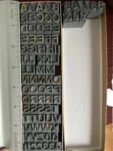 Kwikprint Letter Set for Hot Stamping 36pt Sans Serif House - All Caps