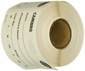Food Rotation Dissolvable Labels 3 in. Bulk Pack 6000/PK