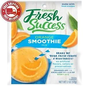 Concord Foods, Smoothie Mix, Orange, 2oz Packet (Pack of 6)