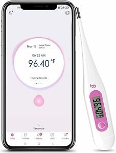 Digital Basal Thermometer, 1/100th Degree High-Precision Oral Thermometer...