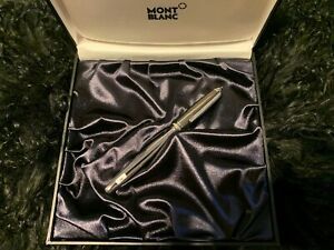 Montblanc Meisterstuck Solitaire Doue Hematite / Steel  Fountain Pen 100% Auth