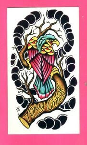 TATTOO ARTIST ONE (1) COLORFUL BUSINESS CARD. In NEW condition. CLEAN .ARIZONA