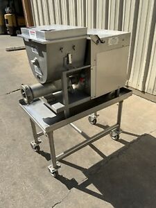 2016 Hollymatic Mini-matic commercial meat grinder on casters minimatic butcher