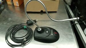 Motorola B1914A VHF UHF Radio Repeater Desktop Gooseneck Microphone - Good Condi