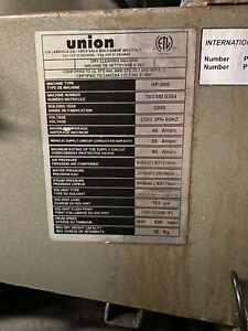 used dry clean machine union nova