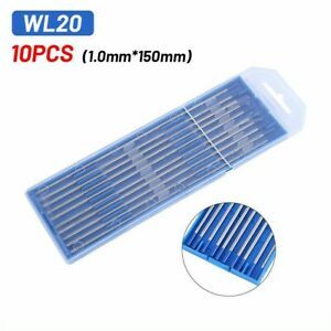 1.0/1.6 /2.0/2.4/3.0/3.2mm Diameter Tungsten Electrode 10* 10pcs 10x Blue