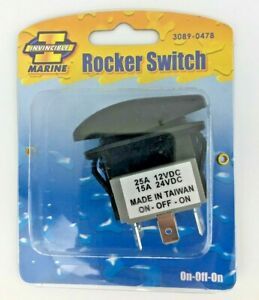 Invincible Marine BR51353 Rocker Quick Click Switch On-Off-On - New