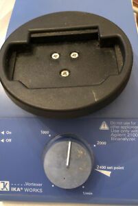 IKA MS2 S9 Variable Speed Vortex Mixer / MiniShaker, 200-2500 RPM, Vortexer