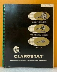 Clarostat MFG. Co. Inc. EEM 4700 Catalog 610.