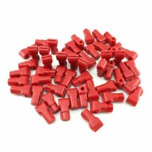 NEW ~  50 Red*Retail Shop Security Display Hook* Anti Sweep Theft Stop Lock*