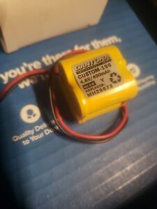 DANTONA CUSTOM-196 ANIC1361 4.8v 400mAh Ni-Cd for Exit Sign Emergency Lighting