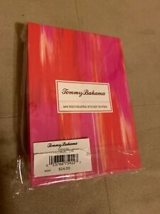 Tommy Bahama 480 Agenda Sticky Note Box Set Pink Multi TH31116